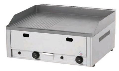 Plancha professionnelle gaz lisse et rainurée 2 zones REDFOX Plancha professionnelle gaz lisse et rainurée 2 zones REDFOX